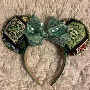 Slytherin Minnie Mouse Ears